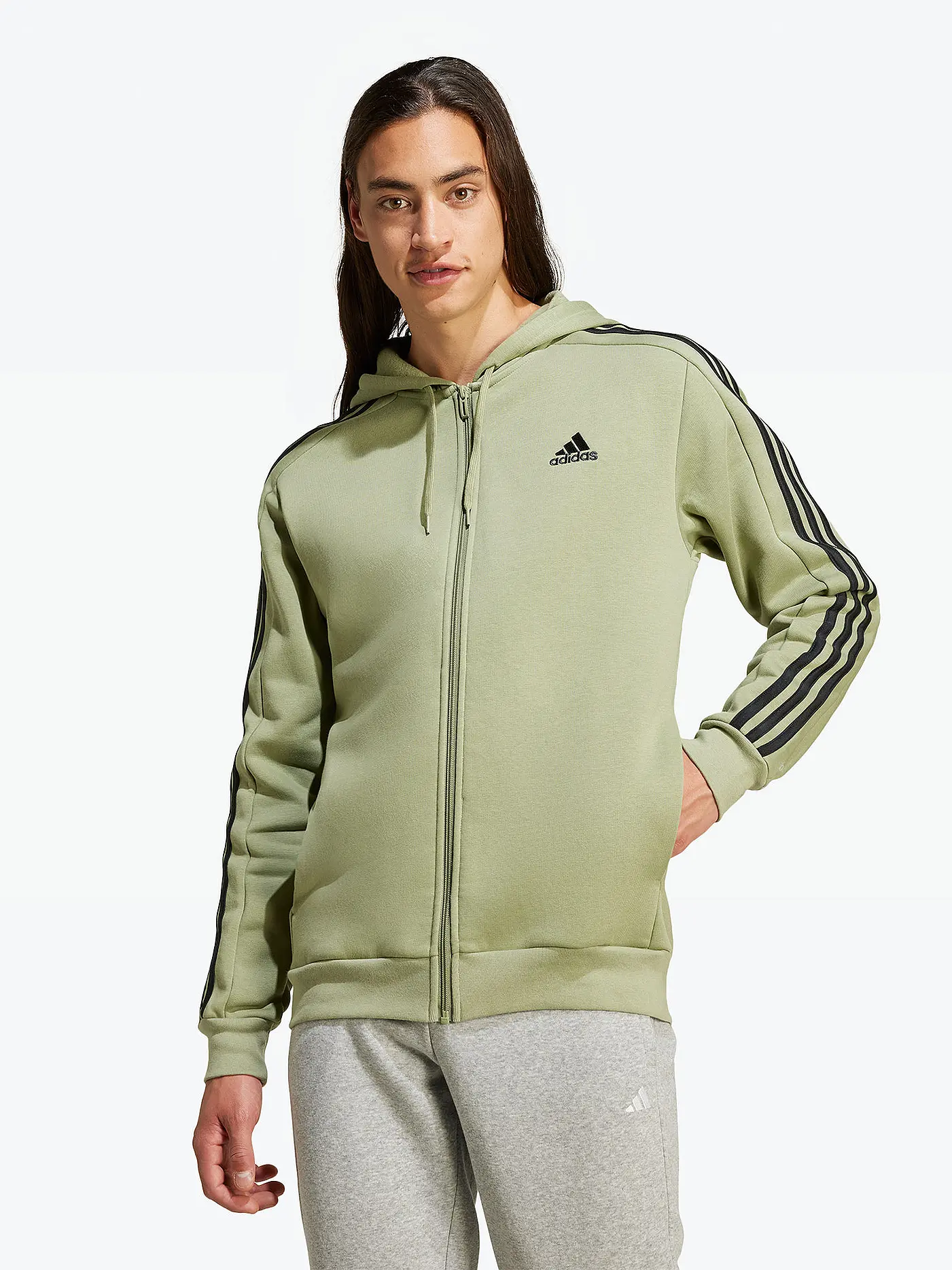 ADIDAS | Herren Kapuzenjacke Essentials 3-Streifen | 